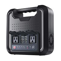 M3M Portable Solar Generator 110V 220Wh 60000Mah for CPAP Backup Camping Emergency Inverter Battery 4 AC Sockets,2 USB Ports,1 DC12V Port,1 Cigarette Lighter Port