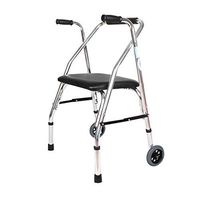 Disabled Walking Assists The Elderly with Armrests and Pulleys, Easy to Fold and Easy to Travel, Lightweight Aluminum Alloy, Suitable for Outdoor Sports, Supermarket