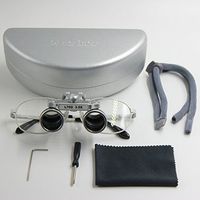 NORTHOPE High-Definition Waterproof Dental Loupes L70G 3.5X 420mm Surgical Medical Binocular Loupes with Small Weight Titanium Frame