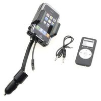 Lcd car fm transmitter/charger for apple ipod nano new