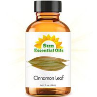 Cinnamon Leaf Essential Oil (Huge 2oz Bottle) Bulk Cinnamon Leaf Oil - 2 Ounce
