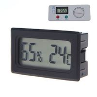 LCD Digital Thermo-Hygrometer Embeded Temp Moisture Test Meter Home Office