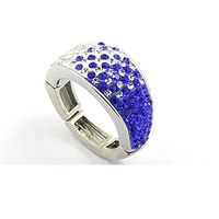 Adjustable Magnetic Ring Color Blue Size 6-8