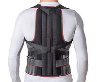JNTAR Back Brace Posture Corrector for Women & Men, Corset Provides Lumbar & Shoulders Support, Corrects Slouching & Bad Posture, Solution for Kyphosis & Scoliosis, Rigid Fixation (M/I (30-35"))