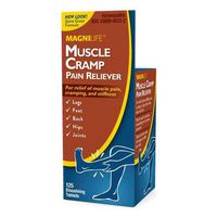 MagniLife Muscle Cramp Pain Reliever Tablets - Fast-Acting Homeopathic Relief of Pain, Stiffness, Discomfort in Legs, Feet, Back, Hips & Joints - 125 Tablets