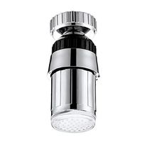 LIEJIE Kitchen Sink 7Color Change Water Glow Water Stream Shower LED Faucet Taps Light Work Lights Ultra Bright Lamp for Car Repair Home Using and Emergency (Silver)