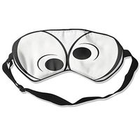 Cartoon Confused Eye Crazy Pure Silk Sleeping Mask Reusable Cold to Improve Sleep Relief Edema Eyestrain Fatigue Fatigue Headache and Tension Best Men and Women Eye Mask