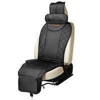 ENGREPO Car Massager, Massage Seat Cushion, Electric Shiatsu Neck Back and Hip Massage, Neck Height Adjustable, Airbag Type Massage, Relieve Muscle Pain, Designed Especially for Car Massage