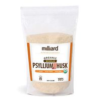 Milliard Organic Whole Psyllium Husk (24 Ounce / 1.5lb) Non-GMO and Gluten Free Fiber Support