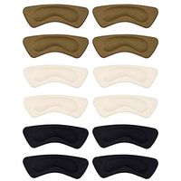 Meidexian888 4D Heel Heel Sticker,6 Pairs Invisible Thickened Heel Cushion Pads Heel Shoe Grips Liner Self-Adhesive Shoe Insoles Foot