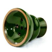 NeverXhale Hookah Accessories: 2.5" Hookah Shisha Narghile Tobacco Standard Replacement Bowl (Green)