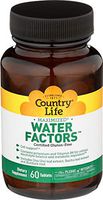 Country Life Water Factors - with Potassium and B6 for Electrolyte Balance - 60 Tablets