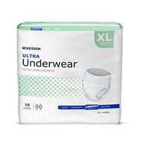 Adult Underwear, McKesson Ultra, Pull On X-Large Disposable Heavy Absorbency, UWBXL - Pack of 14
