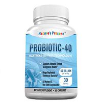 Probiotics 40 Billion CFU—Probiotics for Women, Probiotics for Men and Adult. Patented Delay Release Probiotics with Prebiotics & Acidophilus, GMP Certificated-60 Capsules (1)