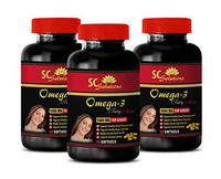 Blood Pressure Pills for Women - Omega 8060 (Fish Oil) - Omega 6 Mood - 3 Bottle 180 Softgels