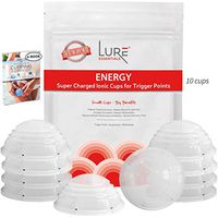 Ionic Energy Cupping Therapy Sets – Silicone Cups for Cupping Trigger Points, Joints, Arthritis, Plantar Fasciitis and Other Foot Pain and Swelling