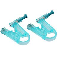 HEALIFTY 2Pcs Safety Ear Piercing Device Painless Ear Pierce Machine Disposable Ear Pierced Tool