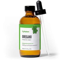 Wild Oregano Oil - HUGE 4oz Bottle - Pure, Undiluted, Unfiltered Oil of Oregano - Helps Relieve Colds, Coughs, Sore Throats - Combats Candida - Oregano Essential Oil With Dropper (4 oz.)