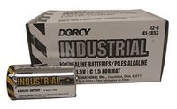 DORCY INTERNATIONAL 41-1853 022622 Industrial Alkaline C Batteries, 12 Pack