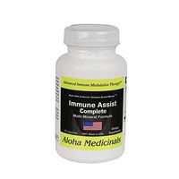 Aloha Medicinals - Immune Assist Complete - Organic Mushrooms - Cordyceps sinensis, Agaricus Blazei, Lentinula edodes, Grifola frondosa, Ganoderma lucidum, Coriolus versicolor - 60 (Capsules)