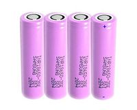 4 Pack of Authentic 35E, 3500mAh 3.7V 8A, Flat Top, 18mmX65mm-Battery, for Flashlight