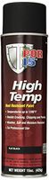 POR-15 44118 Black High Temperature Paint Flat, 15 fl.oz