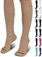 Crucial Compression Socks for Men & Women (20-30mmHg) - Best Graduated Stockings for Running, Athletic, Travel, Pregnancy, Maternity, Nurses, Medical, Shin Splints, Support, Circulation & Recovery