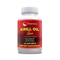 Krill Oil Pure North Pacific Ocean with Omega-3, EPA, DHA, Phospholipids and Astaxanthin - 30 Soft Gels - 500 mg Made in USA