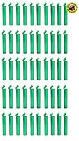 EZtube 50-Pack Squeeze Top Joint Blunt Cigarette Doob Tube Holder Waterproof Airtight Smell Proof Odor Sealing Container (Green, Small)
