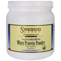 Swanson Grass-FedCertified rbgh-Free Strawberry Whey Protein Powder 14.8 Ounce (420 g) Pwdr