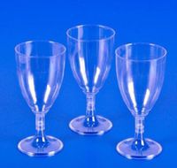 Bestbuystore US 100 Plastic Wine Glasses 8 oz Wedding Party Cups Disposable