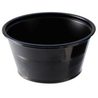 FABPC200B - Fabri-kal Portion Cups, 2oz, Black, 2500 Count