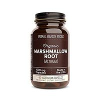 Primal Health Foods Organic Marshmallow Root - 60 Capsules 1,000mg Per Capsule [Vegetarian, Organic, Non-GMO & Gluten Free]