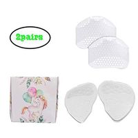 Jdomb Metatarsal Pads Ball of Foot Cushions Soft Gel Any Shoes Inserts for Women High Heel Breathable Forefoot Pads for Callus Tibia Foot Pain Relief Cyst Forefoot Cushion(2 Pairs)
