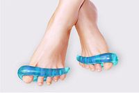 JIAHAO 1Pair Silicone Toe Separator Spreader Correction Bunion Hallux Valgus Pain Relief XX-Large
