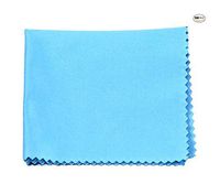 Micro Fiber Cleaning Cloths for RX Eyeglasses, Sunglasses, Computer Screens, Lenses (Sky Blue, 100)