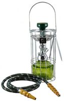 Mya Hookah QT 516 Portable Caged Hookah 14-Inch - Green