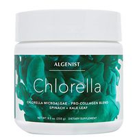 Algenist Chlorella (Pro-Collagen) Supplement Powder - Vegan Superfood Beauty Blend with Chlorella Microalgae, Spinach, Kale & Hyaluronic Acid - Keto-Friendly & Non-GMO (30 Servings / 8.25oz)