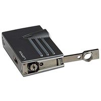 Lotus 52 Orion Double Flame Torch Lighter and Punch Cutter Black Matte & Light Gunmetal
