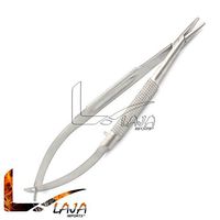LAJA IMPORTS BARRAQUER NEEDLE HOLDER STRAIGHT 4"/10CM (W/O LOCK), SMOOTH