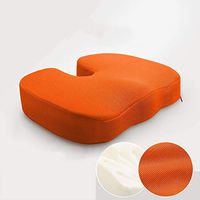 ZUEN Memory Foam Seat Cushion, Helps with Sciatica Back Pain - Perfect for Your Office Chair and Sitting on The Floor Gives Relief from Tailbone Pain,J