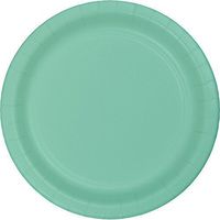 Creative Converting 324478 Touch of Color 96 Count Dinner/Large Paper Plates, Fresh Mint