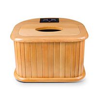 Foot Spa Machine, Multi-Function Household Fumigation Health Massage Foot Bath Heating Thermostatic Foot Bath Barrel