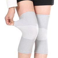 (One Pair) Unisex Bamboo Fabric Knee Sleeves for Knee Support, Circulation Improvement & Pain Relief,Sport Compression for Running, Pain Management, Arthritis Pain Women & Men