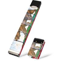 Skinit Decal Wrap for Juul E-Cigarette - Originally Designed California Flag Light Wood Design