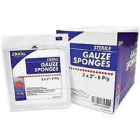 8 Ply Sterile Gauze Sponges 2" X 2"