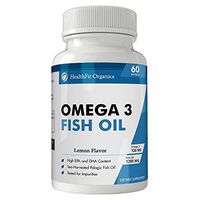 Omega 3 Ultra-Pure Fish Oil White 175 cc - High EPA and DHA Content 720 MG Omega 3 1200 MG Fish Oil - Lemon Flavoured 60 Softgels