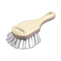 SKILCRAFT Scrub Brush, 3" Plastic Block, 5" Handle, White Bristles (7920-00-061-0038)
