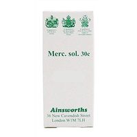 Ainsworths Merc Sol 30C Homoeopathic Rem 120 tablet