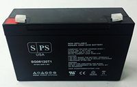 SPS Brand 6V 12Ah Emergency Light Replacement Battery for Simplex 20013072 12VOLT